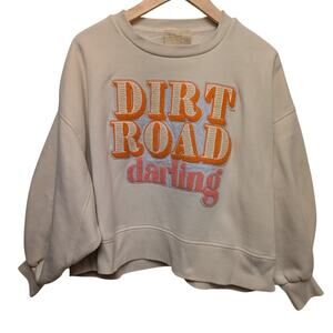 Judith March Dirt‎ Road Darling Pullover Sweatshirt Crewneck Country Western